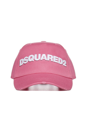 Dsquared2 Logo Embroidered Baseball Hat