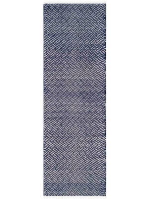 Boston Navy Runner Rug