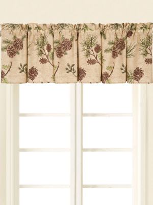 C&f Home Woodland Retreat Cotton Valance Window Treatment Set 2