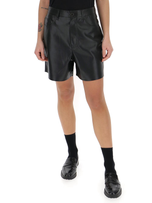 Nanushka Leana Faux Leather Shorts