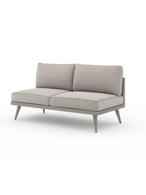 Tilly Outdoor Sofa, Weathered Grey