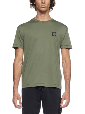 Stone Island Logo Patched T-shirt