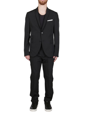 Neil Barrett Single Breasted Two-piece Suit