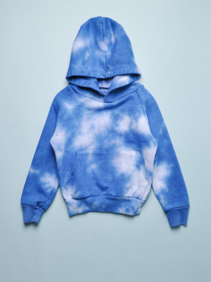 Tie Dye Hoodie - Blue