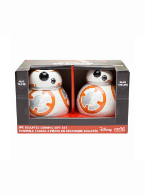 License 2 Play Inc Star Wars: The Force Awakens Bb-8 Sculpted Ceramic Gift Set: Mug And Bank