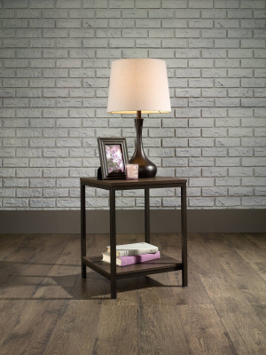 North Avenue Side Table Smoked Oak Finish - Sauder