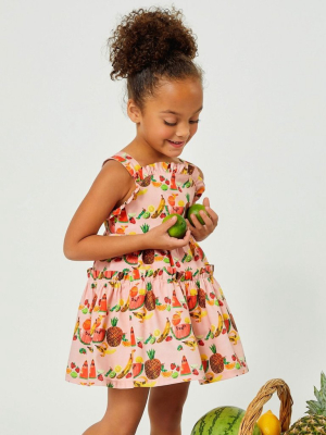 Very Hungry Caterpillar™ Tropical Fruit Picnic Dress - Sizes 12m And 7 Years Only