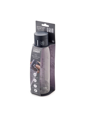 Joseph Joseph 20oz Dot Hydration Tracking Water Bottle Gray