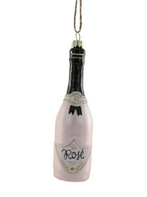 Rosé Bottle Ornament