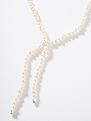 Pearl Bolo Necklace