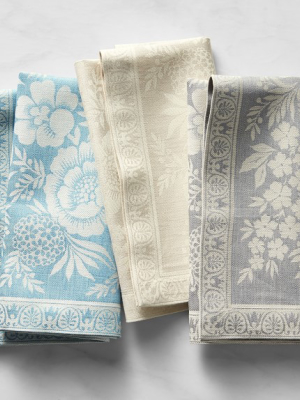 Vintage Floral Jacquard Napkins