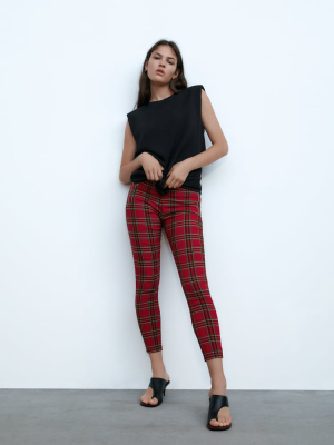 Checkered Leggings