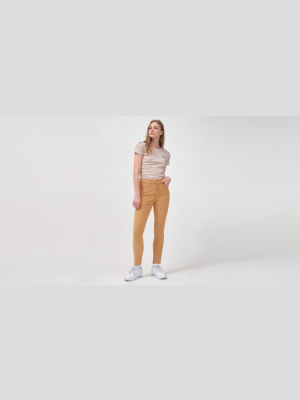 721 Corduroy High Rise Button Front Skinny Women's Pants
