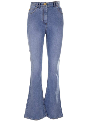 Balmain High Waisted Flared Jeans