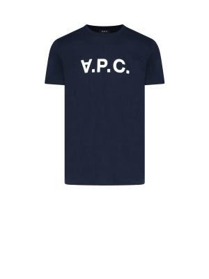 A.p.c. Vpc Logo Flocked T-shirt