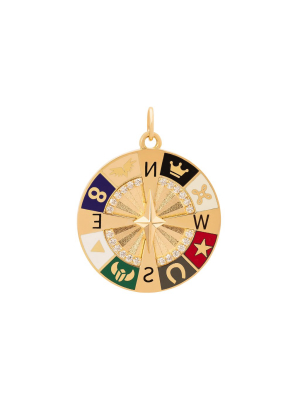 Course Correction Compass Medallion