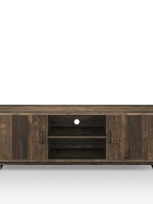 60" Fraire Contemporary Tv Stand Reclaimed Oak - Iohomes