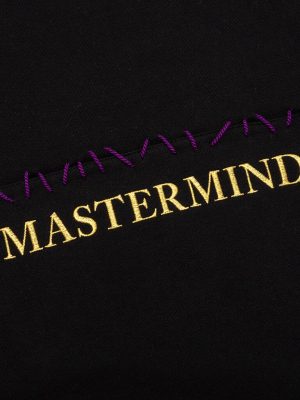 Mastermind World Hand Stitched Hoodie - Black