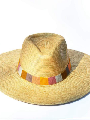 Pastel Stripe Sun Hat