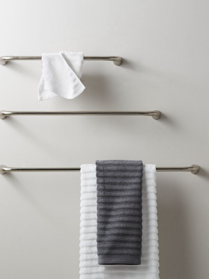 Pyra Brushed Nickel Towel Bars