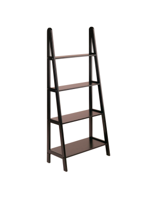 58.4" Avalon A Frame Shelf Espresso Brown - Winsome