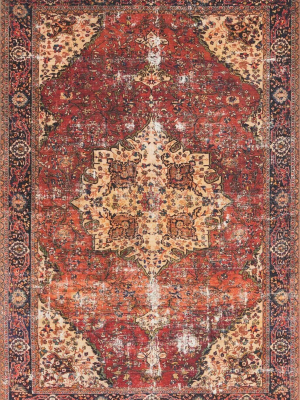 Loloi Rug Loren Lq-07 Red/navy