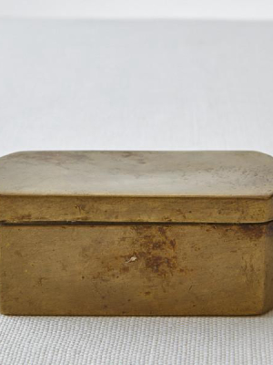 Antique Lime Betel Box