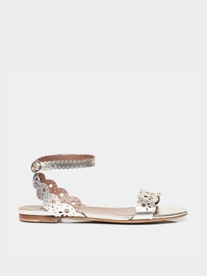 Bobbin Sandal Champagne Mirror Crack