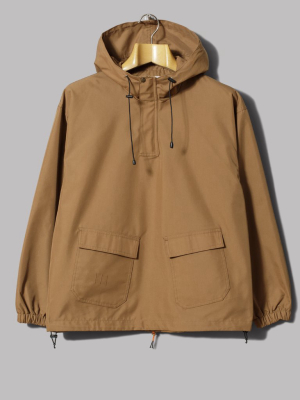 Uniform Bridge Smock Anorak Jacket (brown)