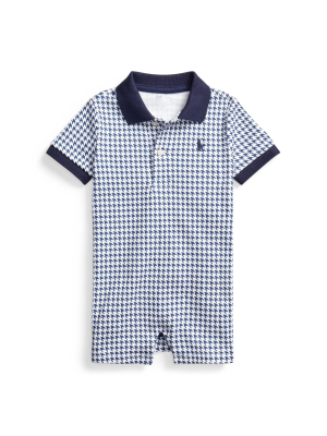 Houndstooth Cotton Shortall