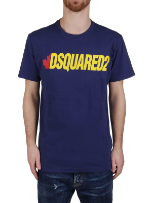 Dsquared2 Logo Print Crewneck T-shirt