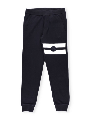 Moncler Enfant Logo Patch Sweat Pants