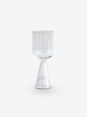 Evviva White Wine Glass Transparent Set Of Four By Klaar Prims