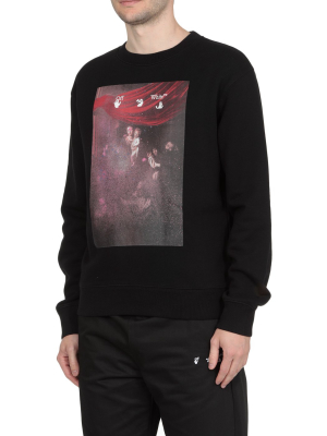 Off-white Caravaggio Print Sweatshirt