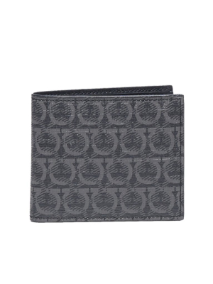 Salvatore Ferragamo Monogram Print Bifold Wallet