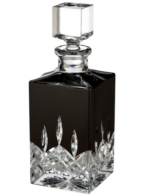 Waterford Lismore Black Square Decanter