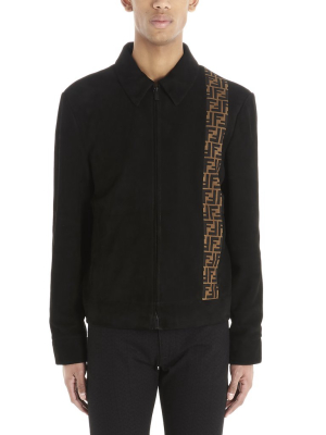 Fendi Ff Motif Zip Up Jacket