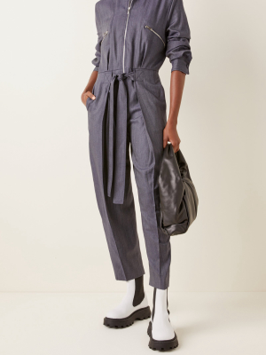 Brielle Belted Tapered Jumpsuit