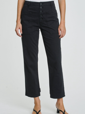 Tammy High Rise Trouser - Fade To Black