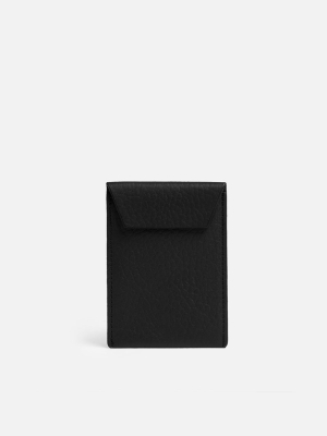 Envelope Wallet, Textured Black