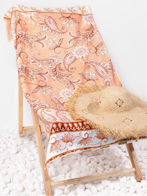 Keepsake Paisley Beach Blanket