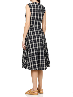 Woolrich Flared Sleeveless Midi Dress