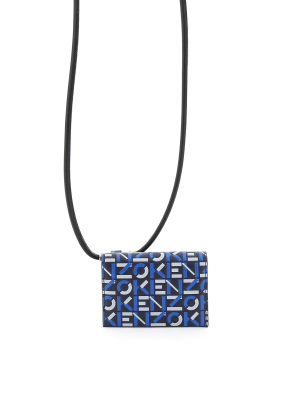 Kenzo Monogram Card Holder With Strap