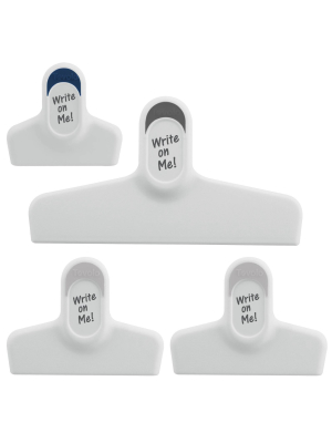 Tovolo Magnetic Bag Clips (set Of 4) Assorted