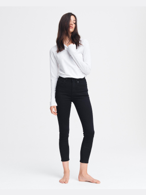 Nina High-rise Skinny - No Fade Black