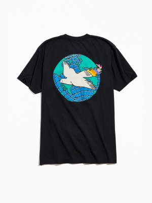 Quiksilver Og Peace In The Jungle Tee