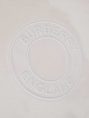 Burberry Logo Embroidered T-shirt