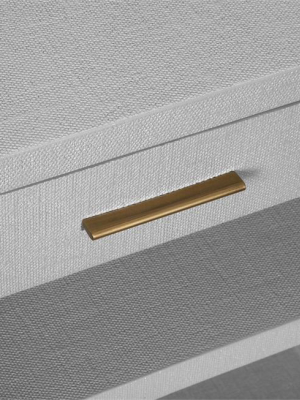 Livia Bedside Chest In Light Grey