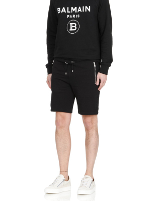 Balmain Drawstring Bermuda Shorts