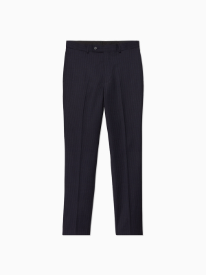 Slim Fit Pinstripe Dress Pants